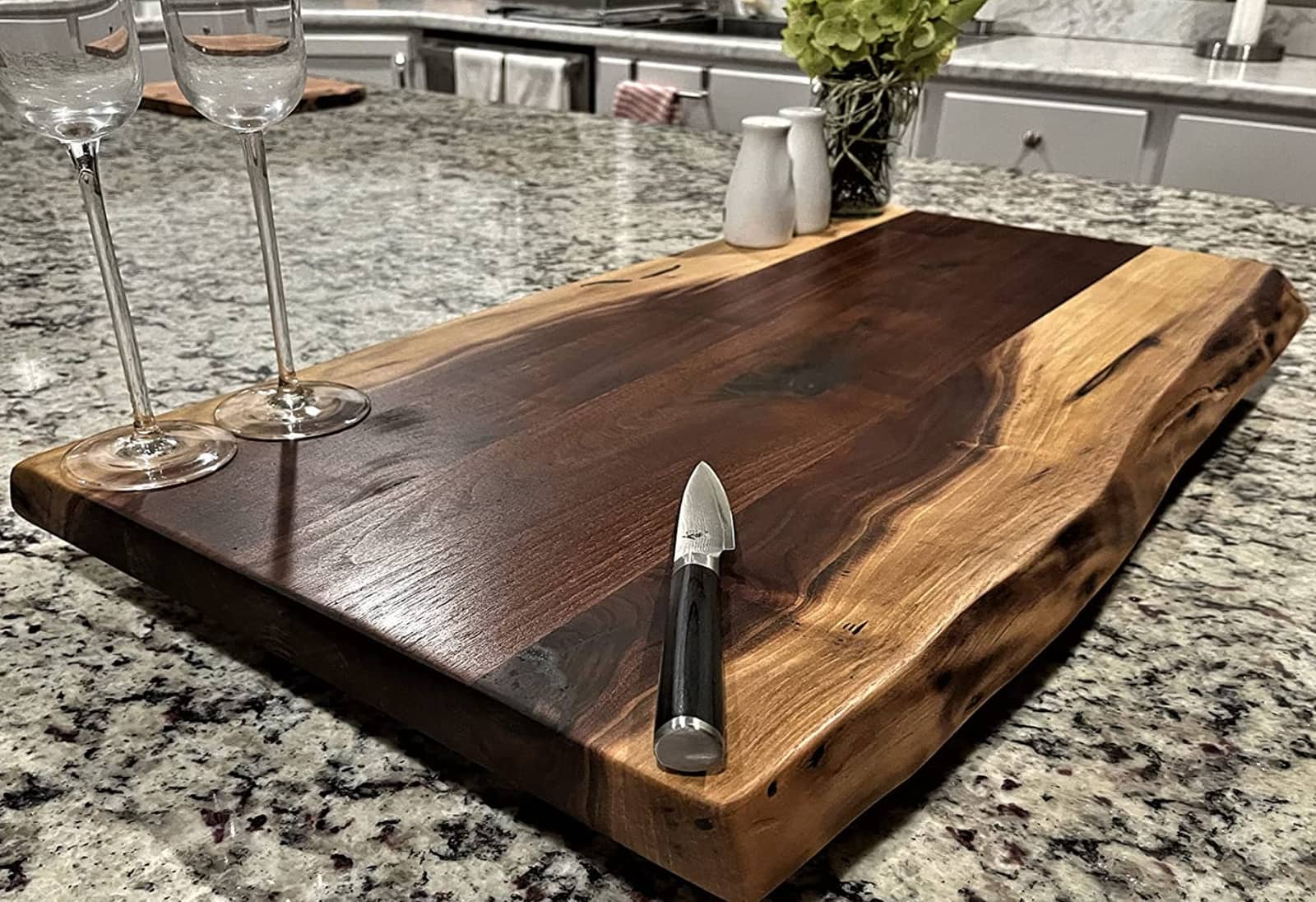 Handmade Live-Edge Black Walnut Charcuterie Board | mmm... boards